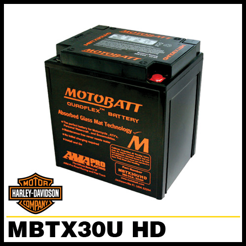 [MOTOBATT] 모토뱃 AGM 배터리 MBTX30U HD 할리 데이비슨 투어링